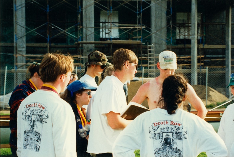 Coach Karen Glowacki de-briefing the team - Coach Karen Glowacki de-briefing the team.jpg Coach Karen Glowacki de-briefing the team.jpg